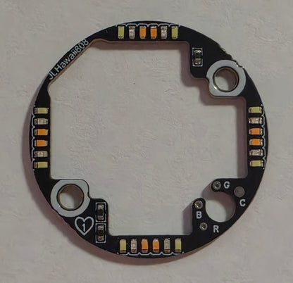 Emisar Noctigon XP Raw MCPCB/AUX Custom 24MM D4 D4K MEGA MULE AUX BOARD W 0402 LEDS (NEW!)