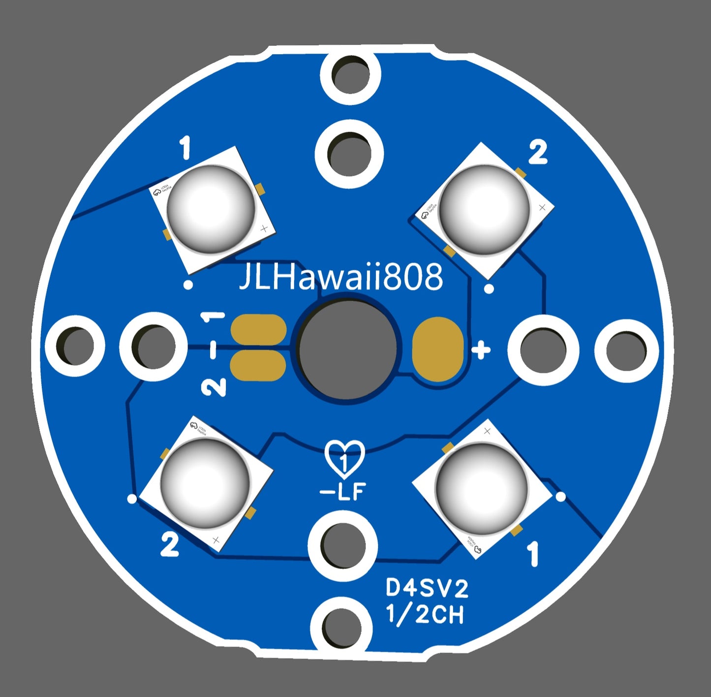 Emisar D4SV2 5050SMD 2-Channel High Power Led Flashlight