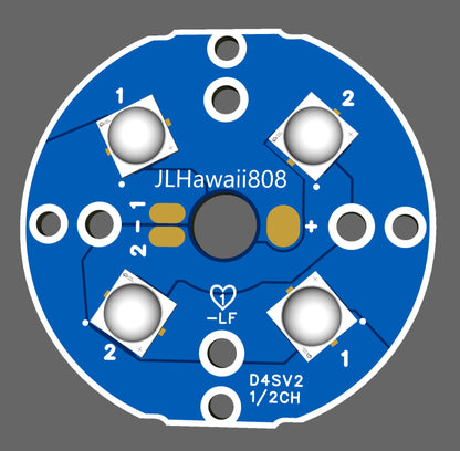 Emisar D4SV2 5050SMD 2-Channel High Power Led Flashlight