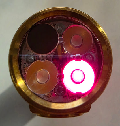 Emisar D4v2 Titanium/Copper/Brass 3CH Tripe Channel 18650 Led Flashlight