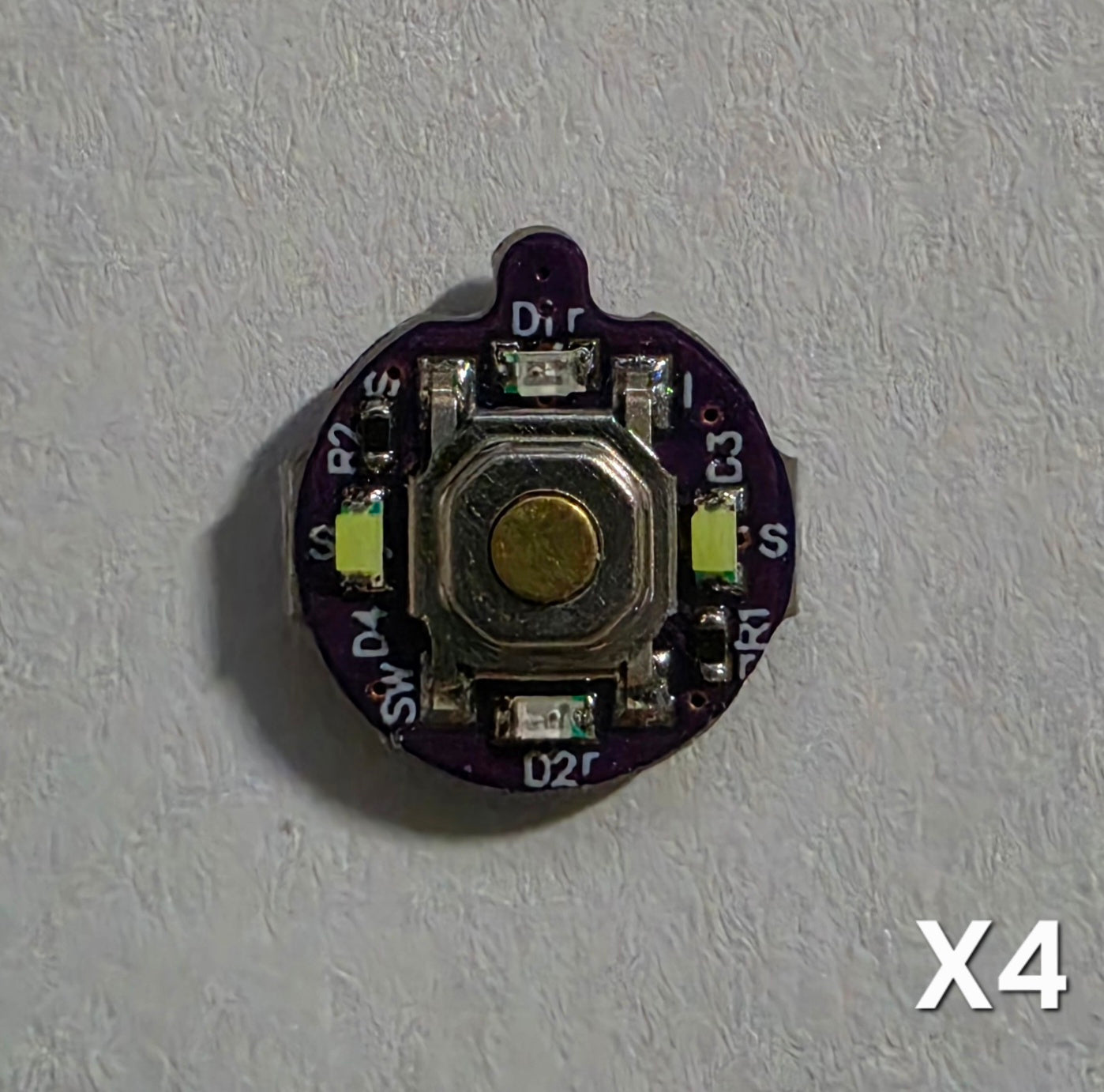 Fireflies FFL Flashlight Parts X4 REPLACEMENT E-SWITCH