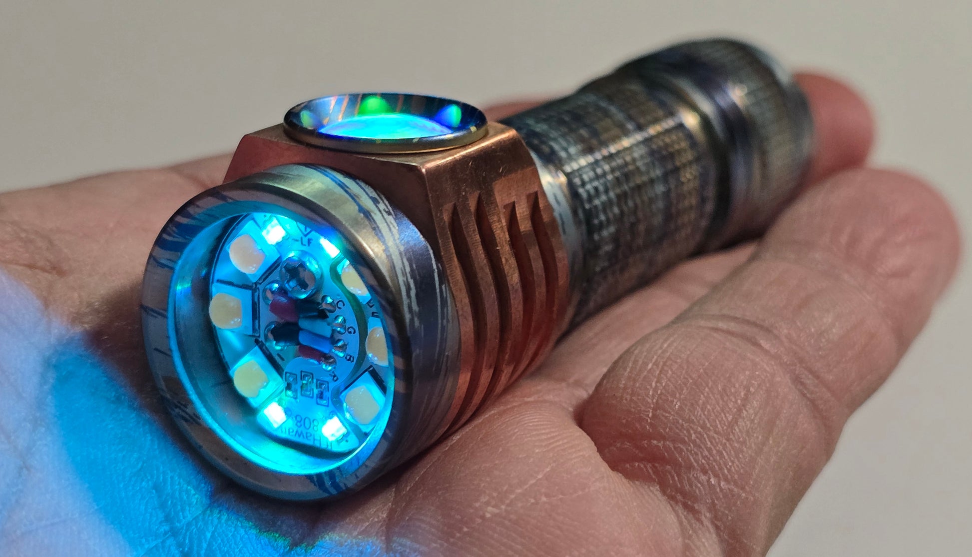 Emisar D3AA Titanium Colorful Series 14500/AA LED Flashlight