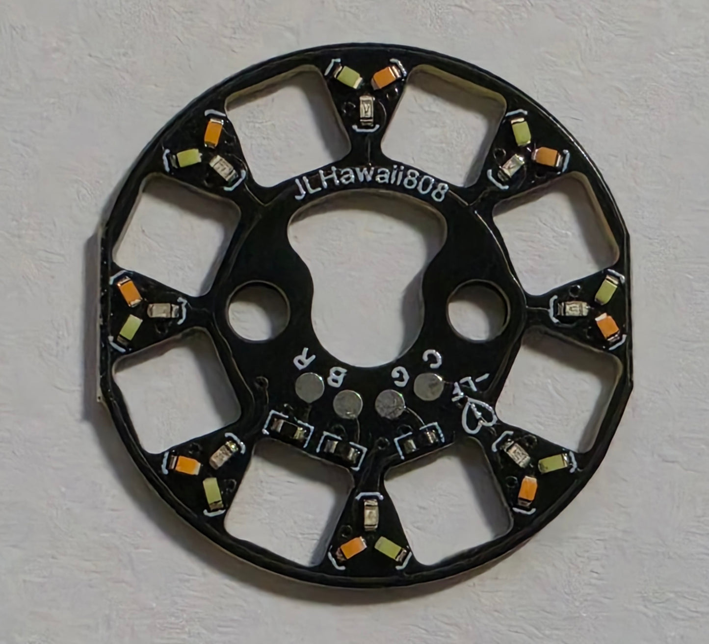 Emisar Noctigon XP Raw MCPCB/AUX Custom 23 X 1.6MM D4V2 D4K TRI-AUX BOARD FOR MULE MCPCB (NEW!)