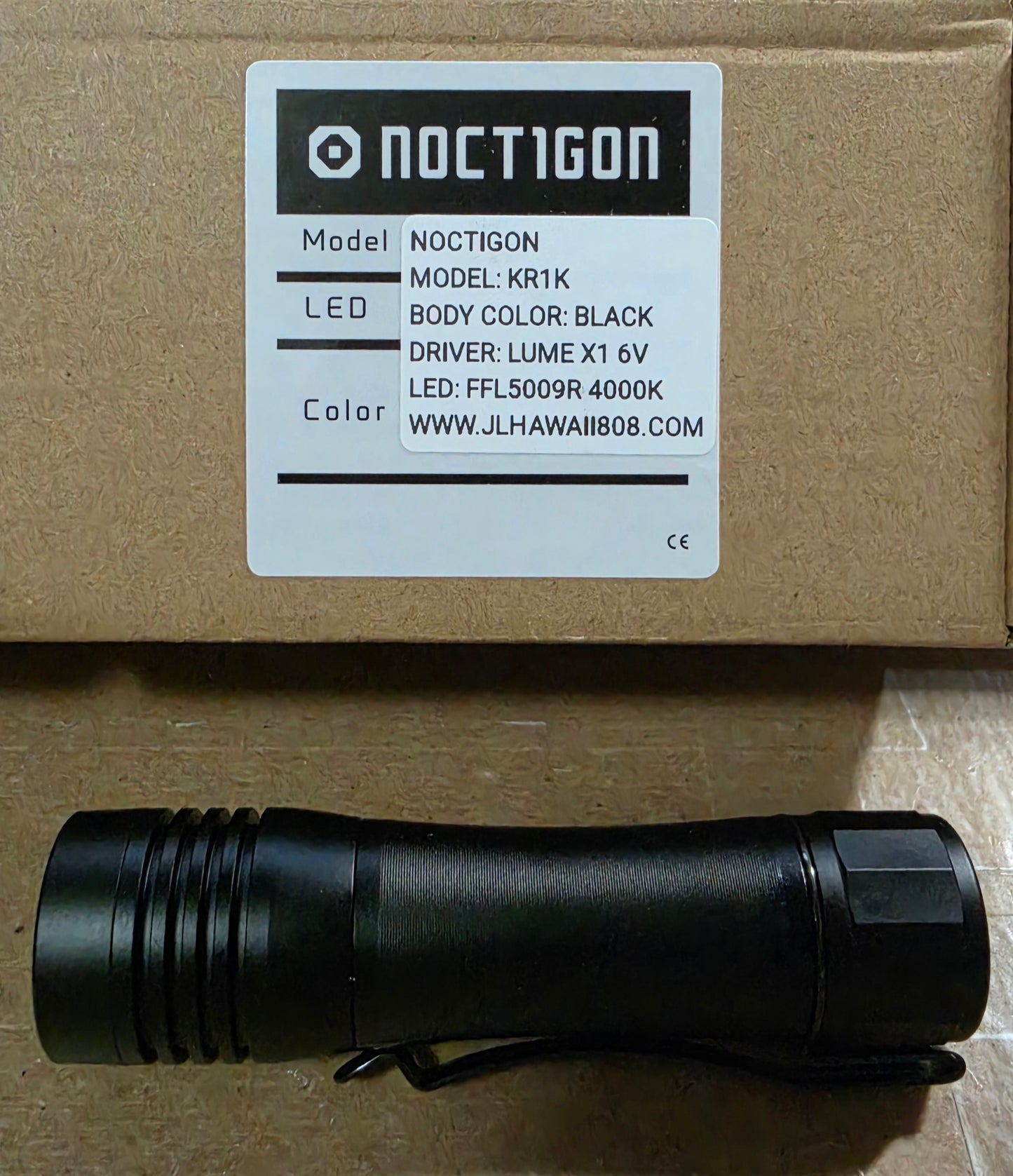 Noctigon KR1K 21700 Lume X1 Pocket EDC Flashlight