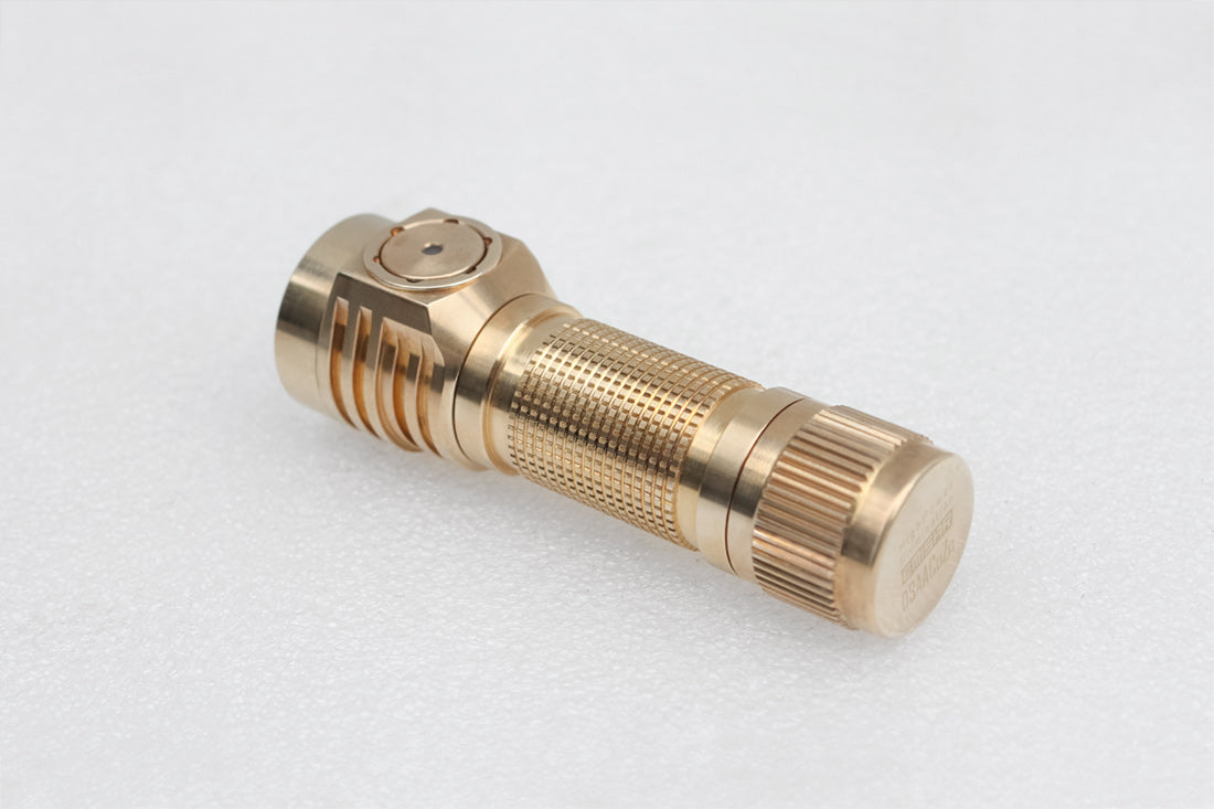 Emisar D3AA Brass Dual Channel 14500 EDC Flashlight
