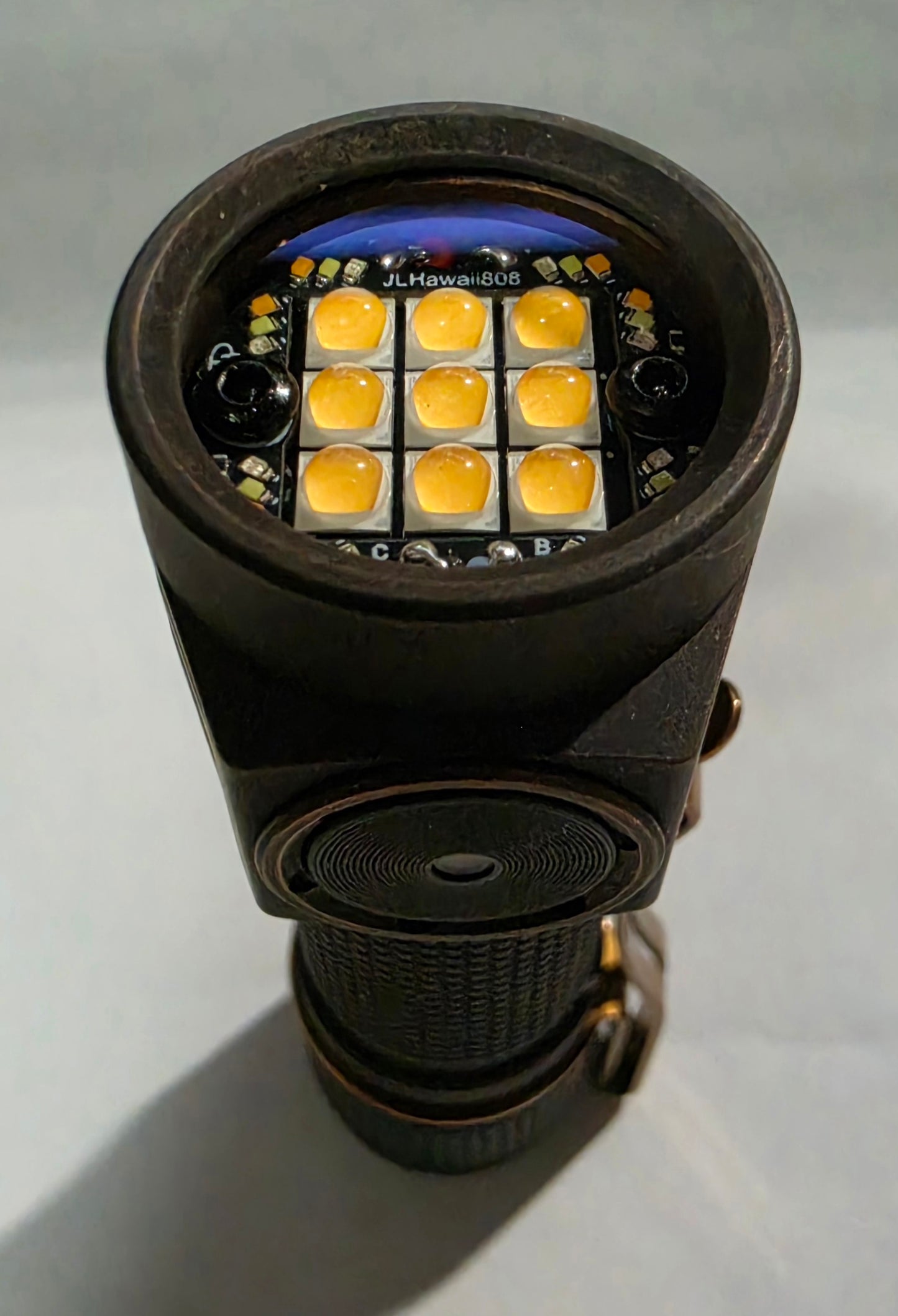 Emisar D3AA Titanium/Copper/Brass "MEGA" 9 x LED Mule