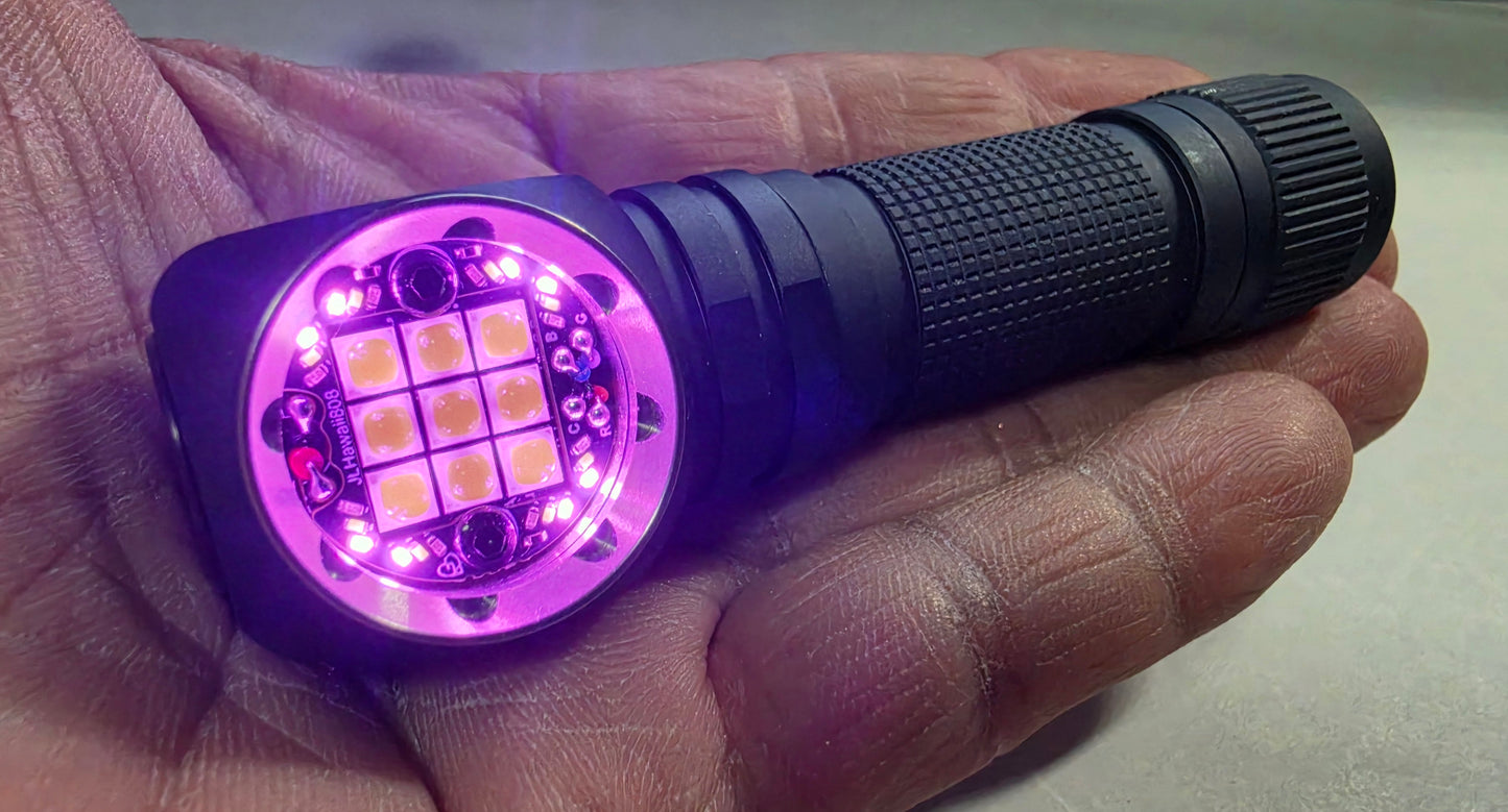 Emisar DW3AA "MEGA" 9 x LED Mule Right Angle Flashlight/Work light