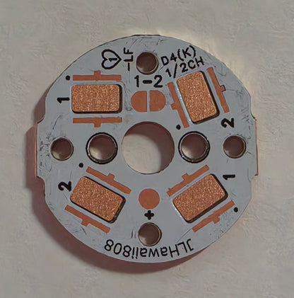 Emisar Noctigon XP Raw MCPCB/AUX Custom 23 X 1.6MM 5050SMD 2-CH MCPCB (NEW!)
