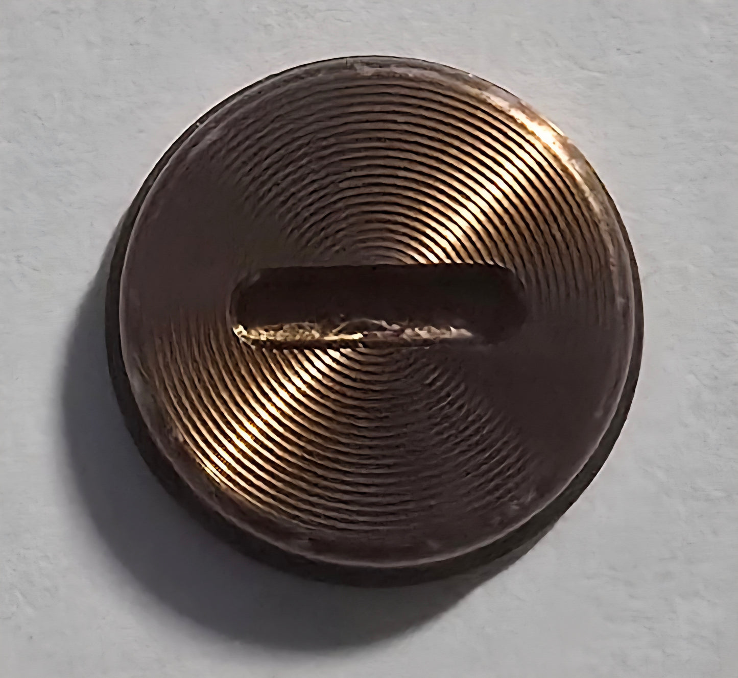 Noctigon KR1aa parts/accessories STAINLESS BRONZE TAIL SWITCH BUTTON (W TRITIUM SLOT)