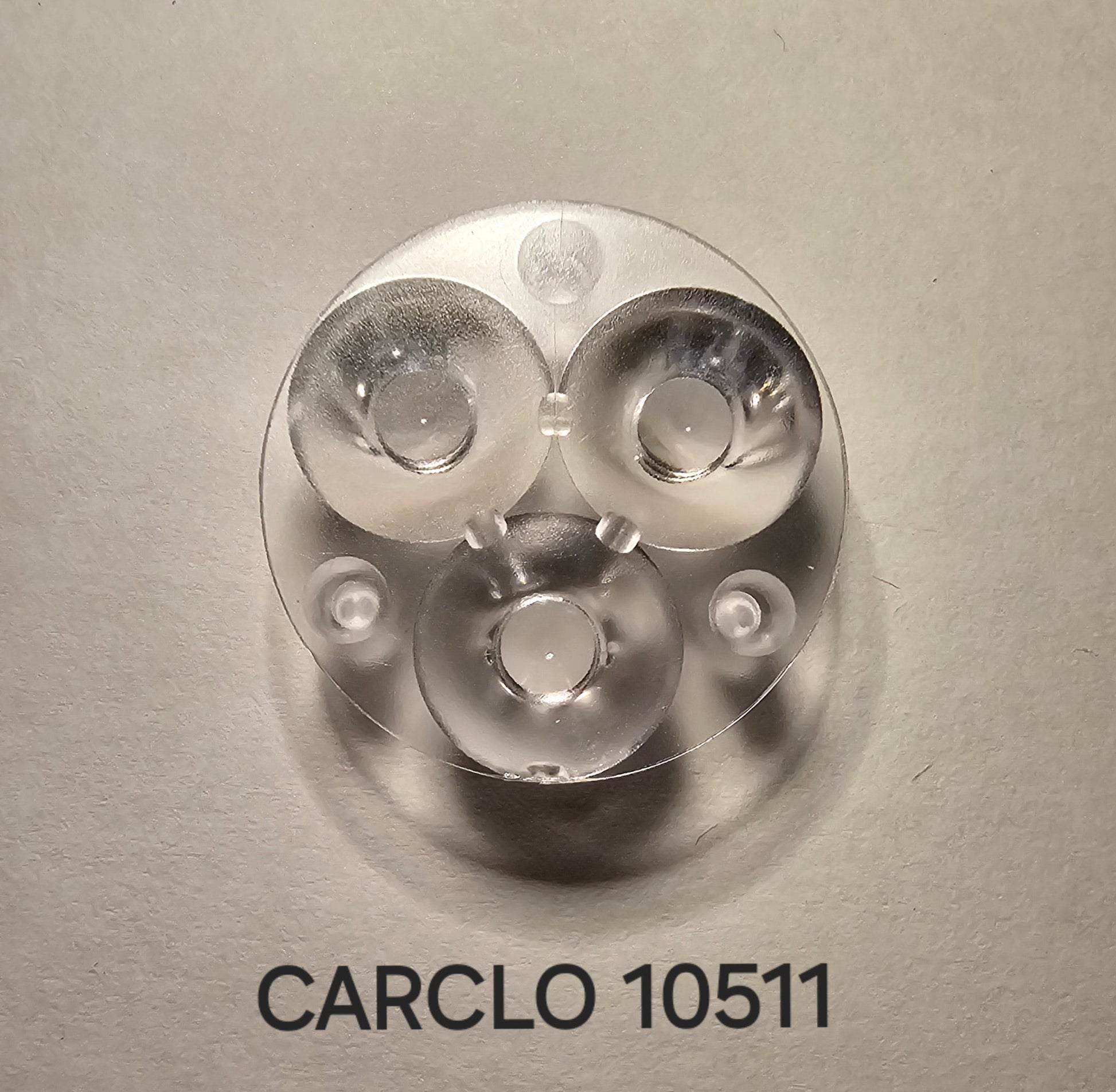 Emisar/Noctigon Replacement Glass/Optics CARCLO TRIPLE 10511 (NARROW SPOT FROSTED)