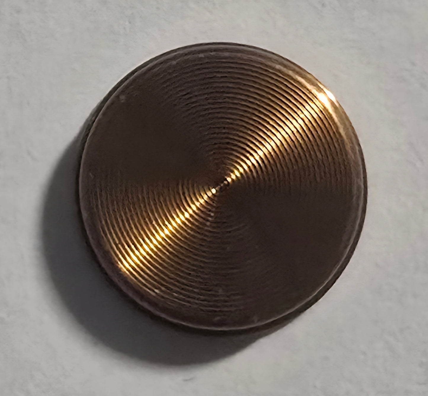 Noctigon KR1aa parts/accessories STAINLESS BRONZE SWITCH BUTTON (NO TRITIUM SLOT)