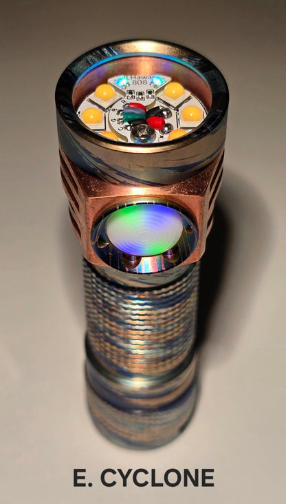 Emisar D3AA Titanium Colorful Series 14500/AA LED Flashlight