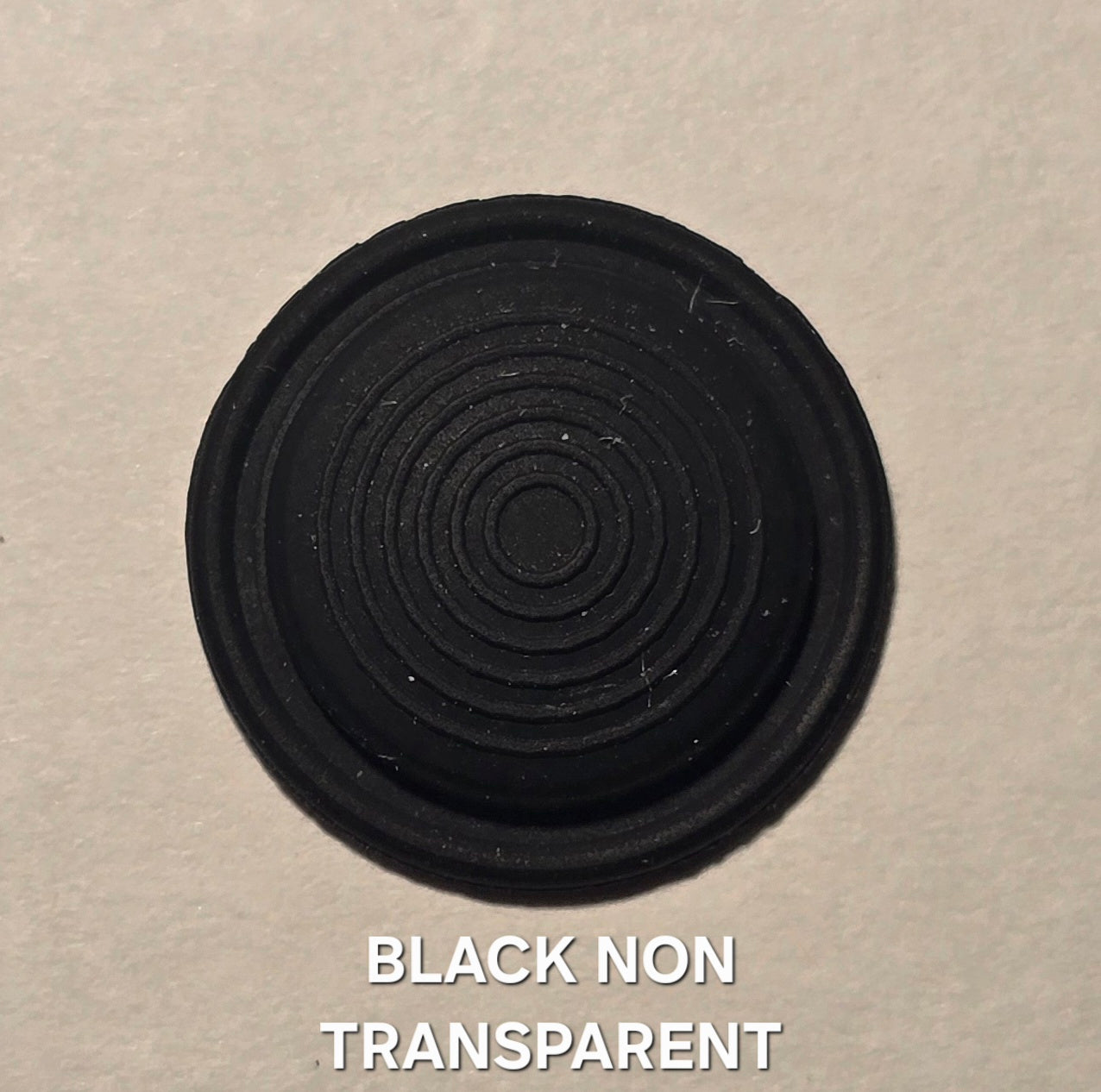 Emisar/Noctigon replacement switch ring/button BLACK BUTTON SWITCH BUTTON (NON-TRANSPARENT)
