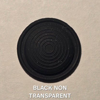 Emisar/Noctigon replacement switch ring/button BLACK BUTTON SWITCH BUTTON (NON-TRANSPARENT)