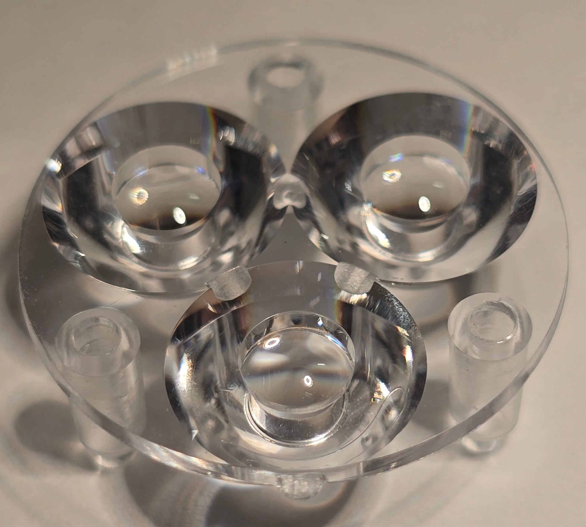 Carclo 10511 10507 Drilled Optics 20mm 1.5x6mm For Tritium or Glow Tubes