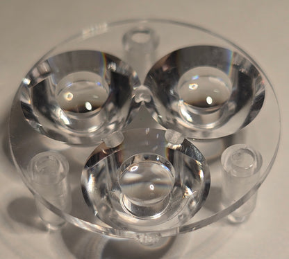 Carclo 10511 10507 Drilled Optics 20mm 1.5x6mm For Tritium or Glow Tubes