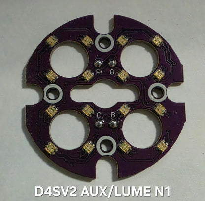 Emisar Noctigon XP Raw MCPCB/AUX Custom D4SV2 AUX BOARD FOR LUME X1-C N1