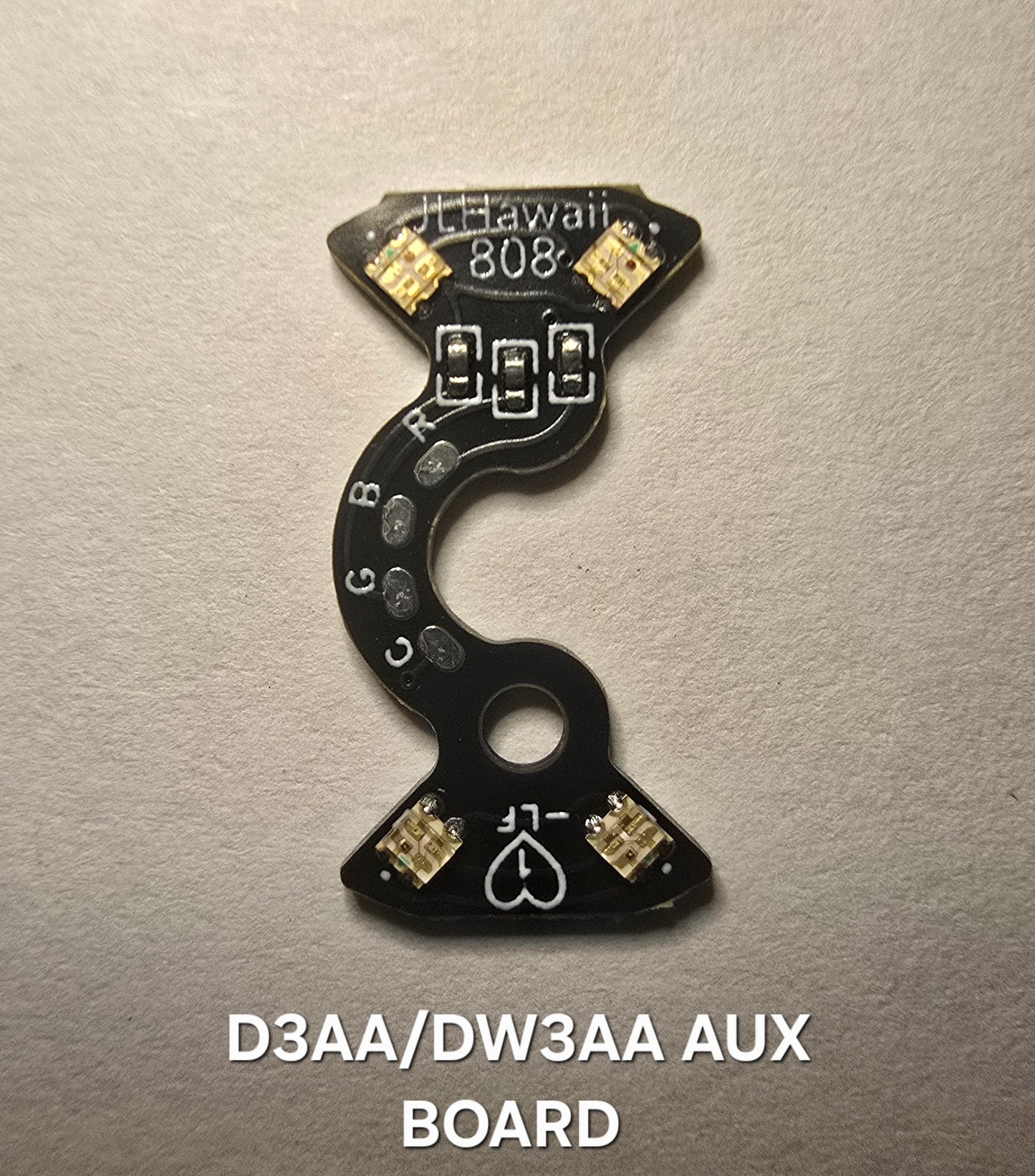 Emisar Noctigon XP Raw MCPCB Custom D3AA DW3AA MULE RGB AUX BOARD (BLACK)