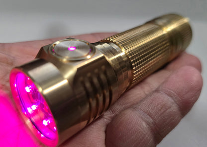 Emisar D4V2 Brass High Power LED Flashlight *CUSTOM BUILD-TO-ORDER*