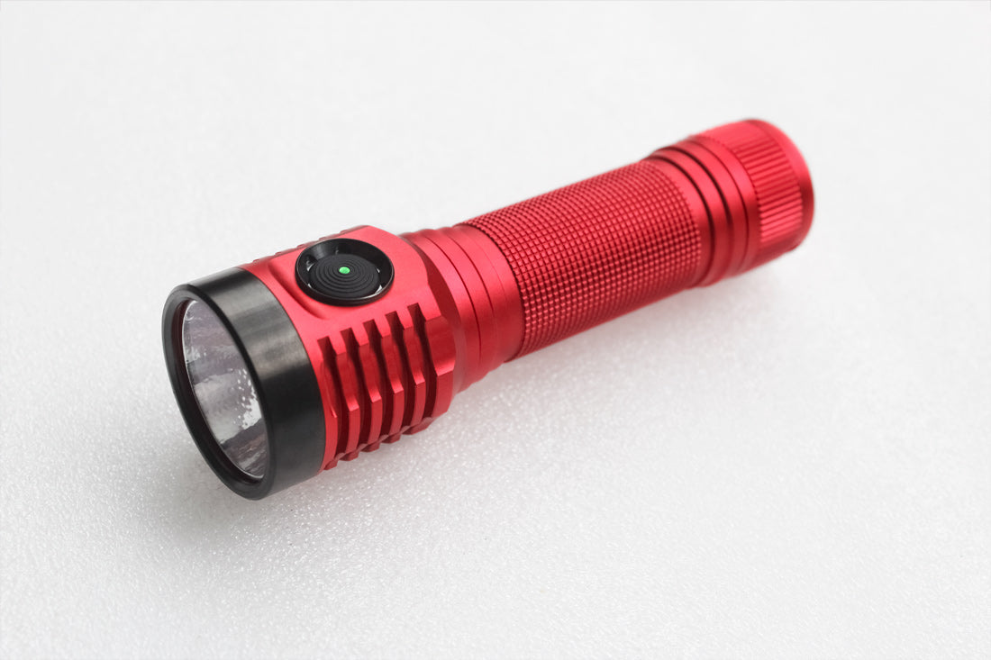 Emisar D1K 21700 Mini Pocket Thrower LED Flashlight CUSTOM "BUILT-TO-ORDER" RED