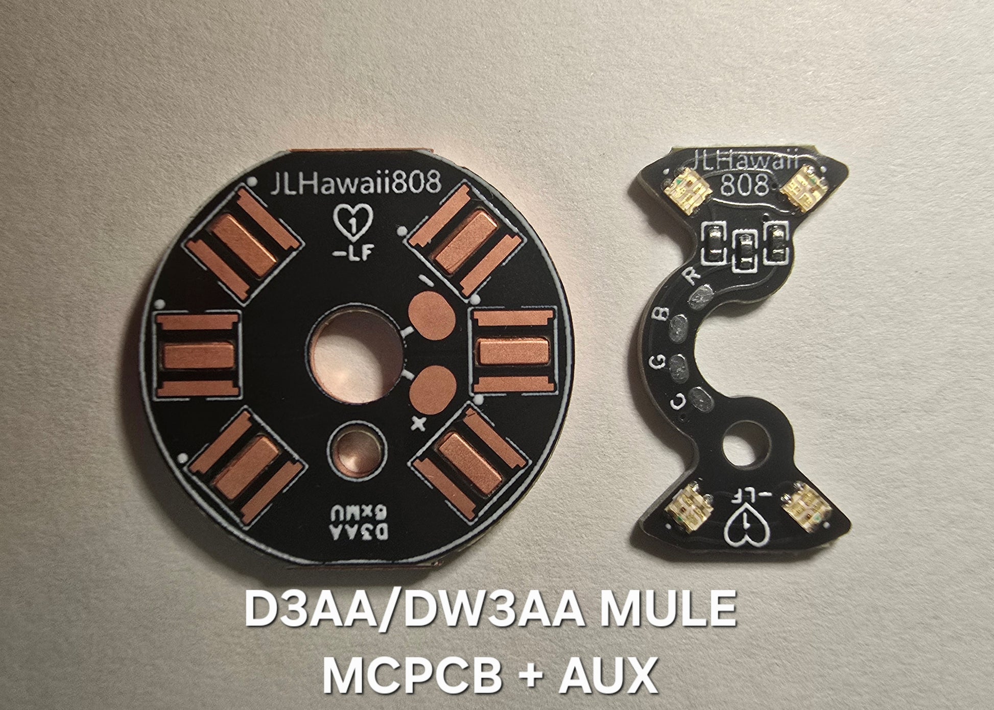 Emisar Noctigon XP Raw MCPCB Custom D3AA DW3AA MULE MCPCB (BLACK)