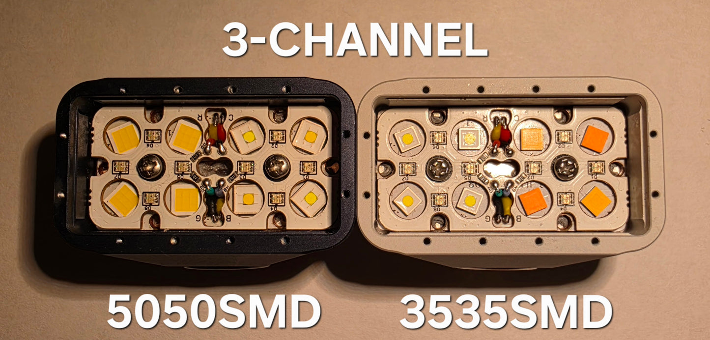 Emisar DT8K 3-CH 3CH 3535/5050SMD High Power LED Flashlight