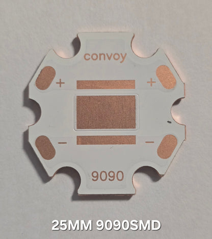 CONVOY RAW LED MCPCB 25 X 1.5MM 9090SMD