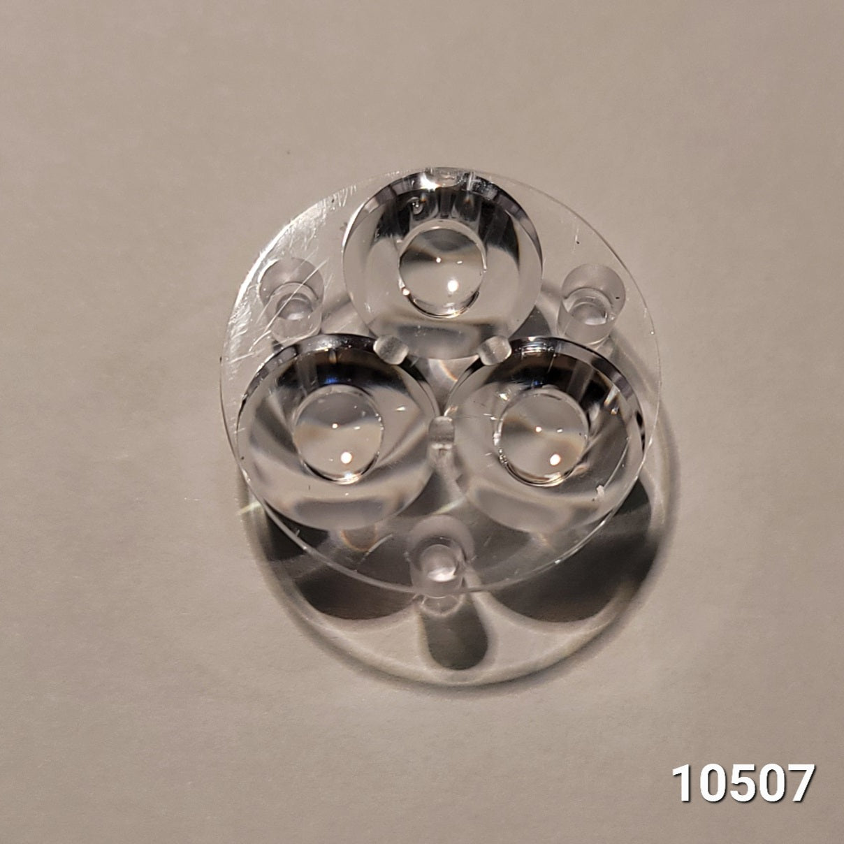 Emisar/Noctigon Replacement Glass/Optics CARCLO TRIPLE 10507 (SPOT CLEAR)