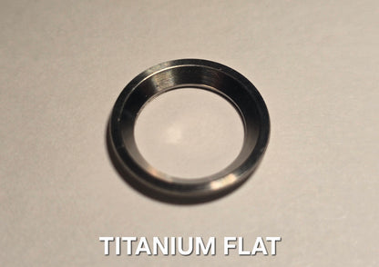 Emisar/Noctigon replacement switch ring/button TITAMIUM FLAT (PRESSED)