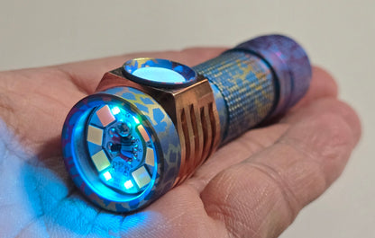 Emisar D3AA Titanium Colorful Series 14500/AA LED Flashlight