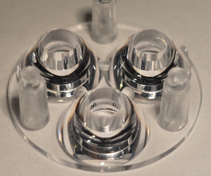 Carclo 10511 10507 Drilled Optics 20mm 1.5x6mm For Tritium or Glow Tubes