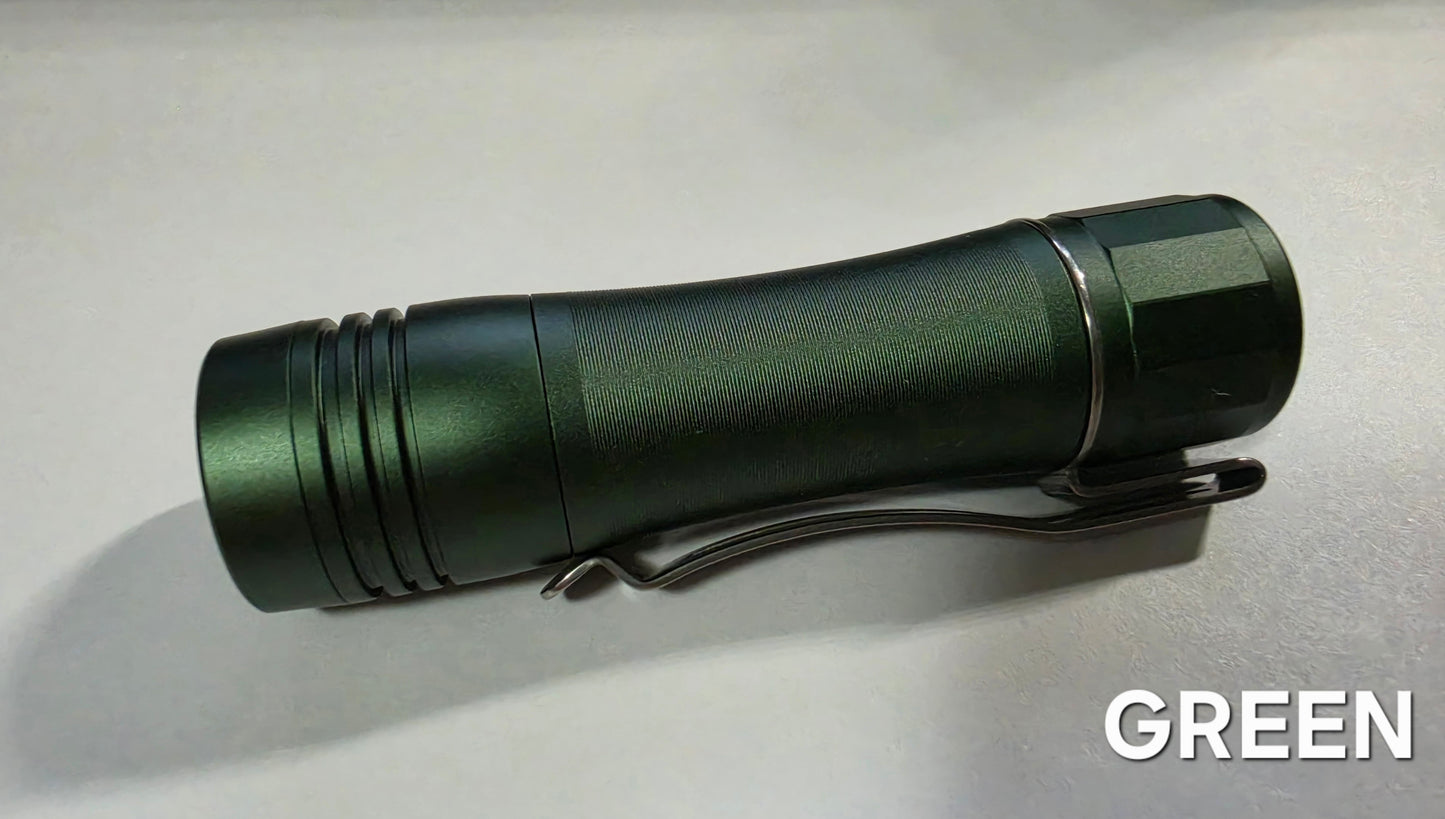 Noctigon KR3 Triple Led 18650 Flashlight W/Lume X1-C Driver GREEN
