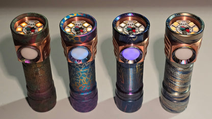 Emisar D3AA Titanium Colorful Series 14500/AA LED Flashlight