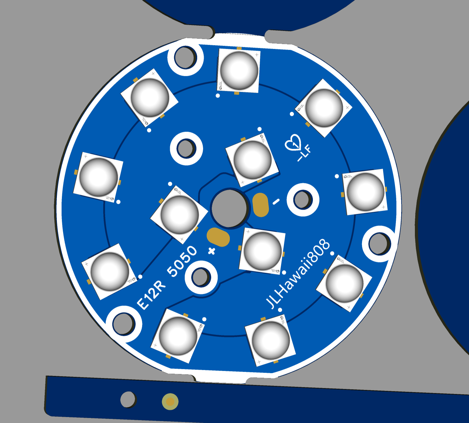 Fireflies FFL Flashlight Parts E12 ECLIPSE 5050SMD JL CUSTOM MCPCB