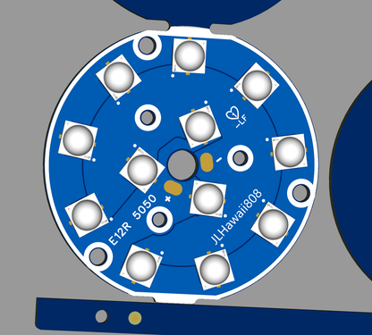 Fireflies FFL Flashlight Parts E12 ECLIPSE 5050SMD JL CUSTOM MCPCB