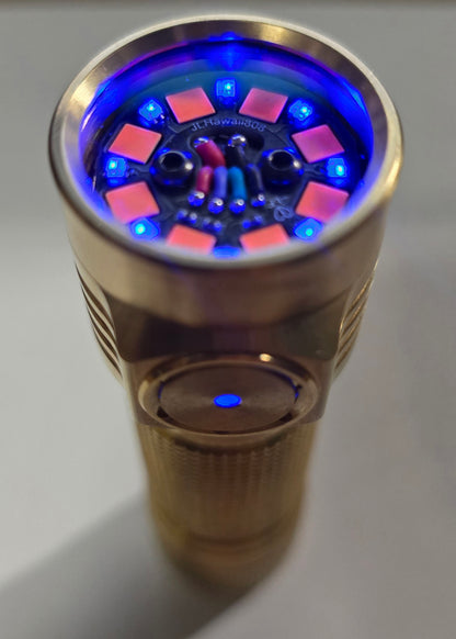 Emisar D4V2 Brass High Power LED Flashlight *CUSTOM BUILD-TO-ORDER*
