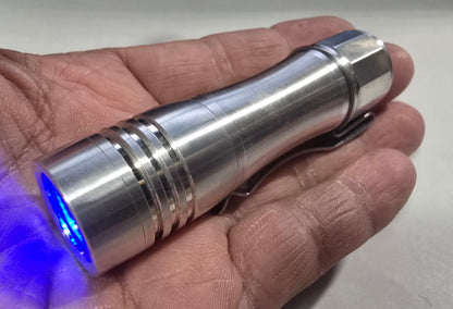 Noctigon KR1AA v1 14500/AA Custom LED Flashlight RAW ALUMINUM V1