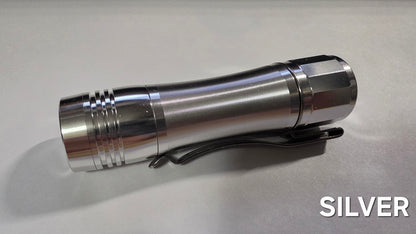 Noctigon KR3 Triple Led 18650 Flashlight W/Lume X1-C Driver POLISHED SILVER