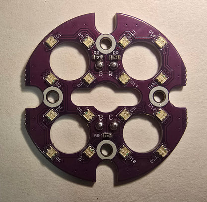 Emisar Noctigon XP Raw MCPCB Custom D4SV2 RGB AUX BOARD FOR 5050SMD