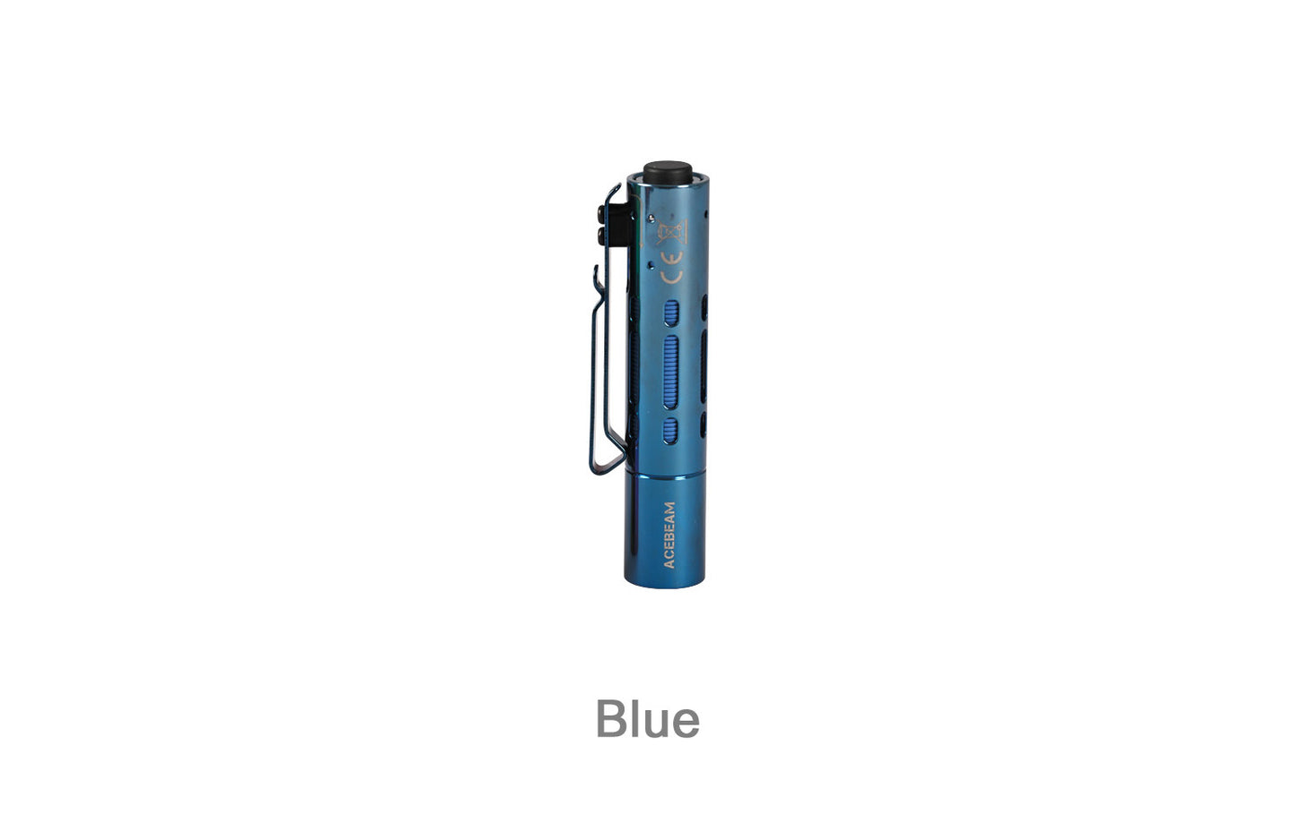 Acebeam Rider RX Stainless Steel EDC AA LED Flashlight With 14500 Battery BLUE