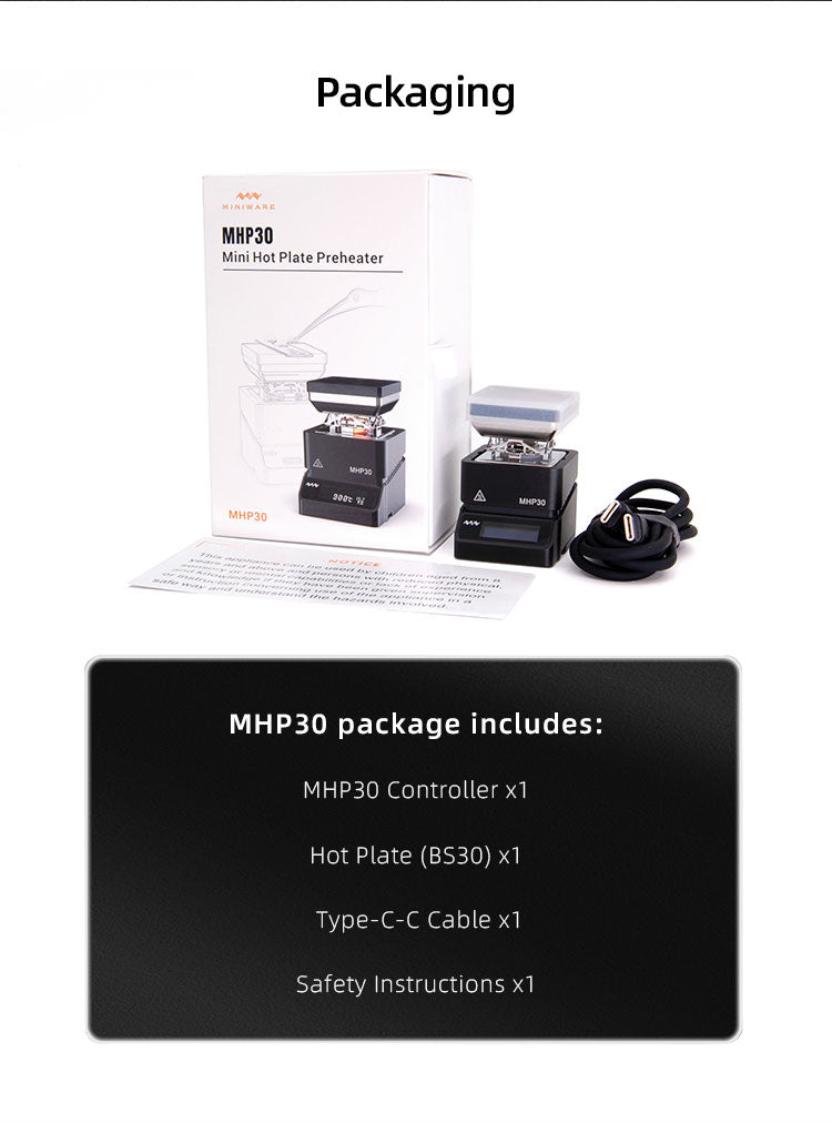 Miniware MHP30 Mini Hot Plate Reflow Station