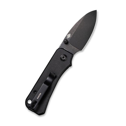 Civivi Baby Banter Thumb Stud Knife - Black G10 Handle (2.34" Black Stonewashed Nitro-V) C 19068S-2