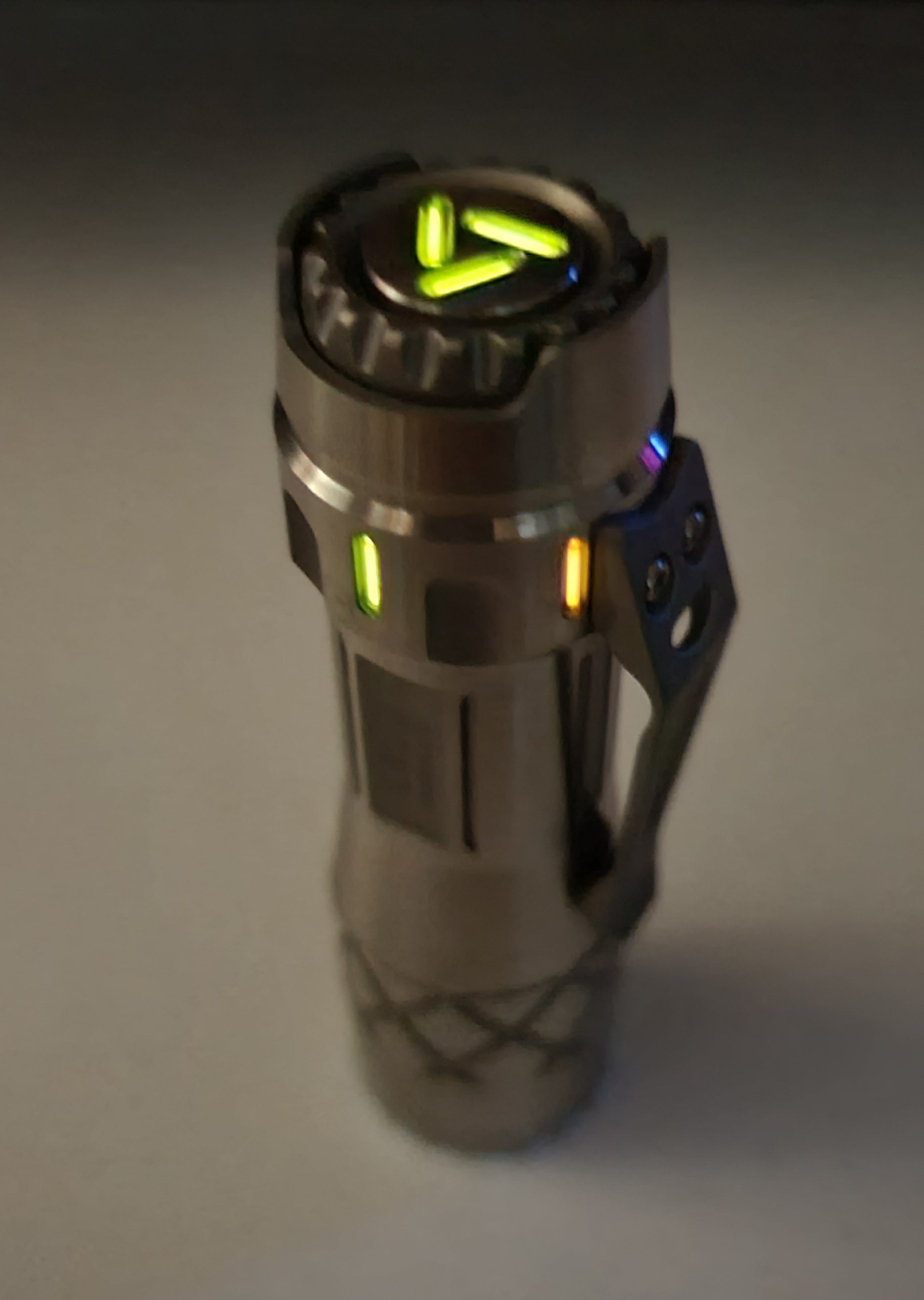 Lumintop LM10 Titanium 9 x GITD + Glow Gasket LED Flashlight