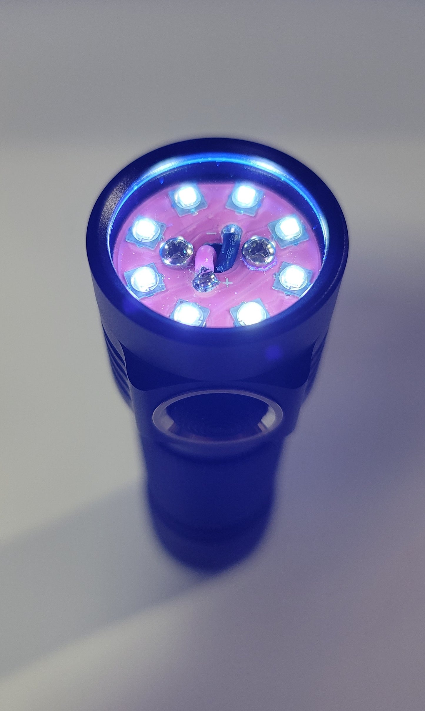 Emisar D4v2 High Power 8 X LED Mule UV LED Flashlight "CUSTOM BUILT-TO-ORDER"
