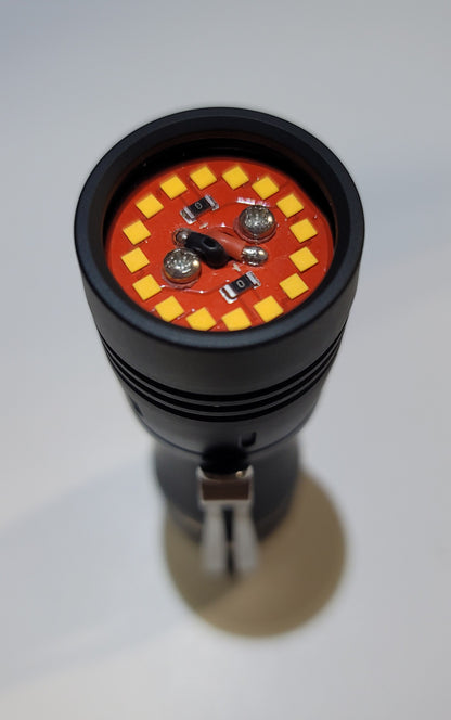 Noctigon KR4 Mule Custom LED Flashlight 4800LM - 7400LM BLACK