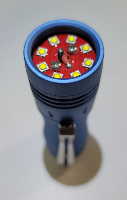 Noctigon KR4 Mule LED Flashlight CUSTOM "BUILT-TO-ORDER" CYAN