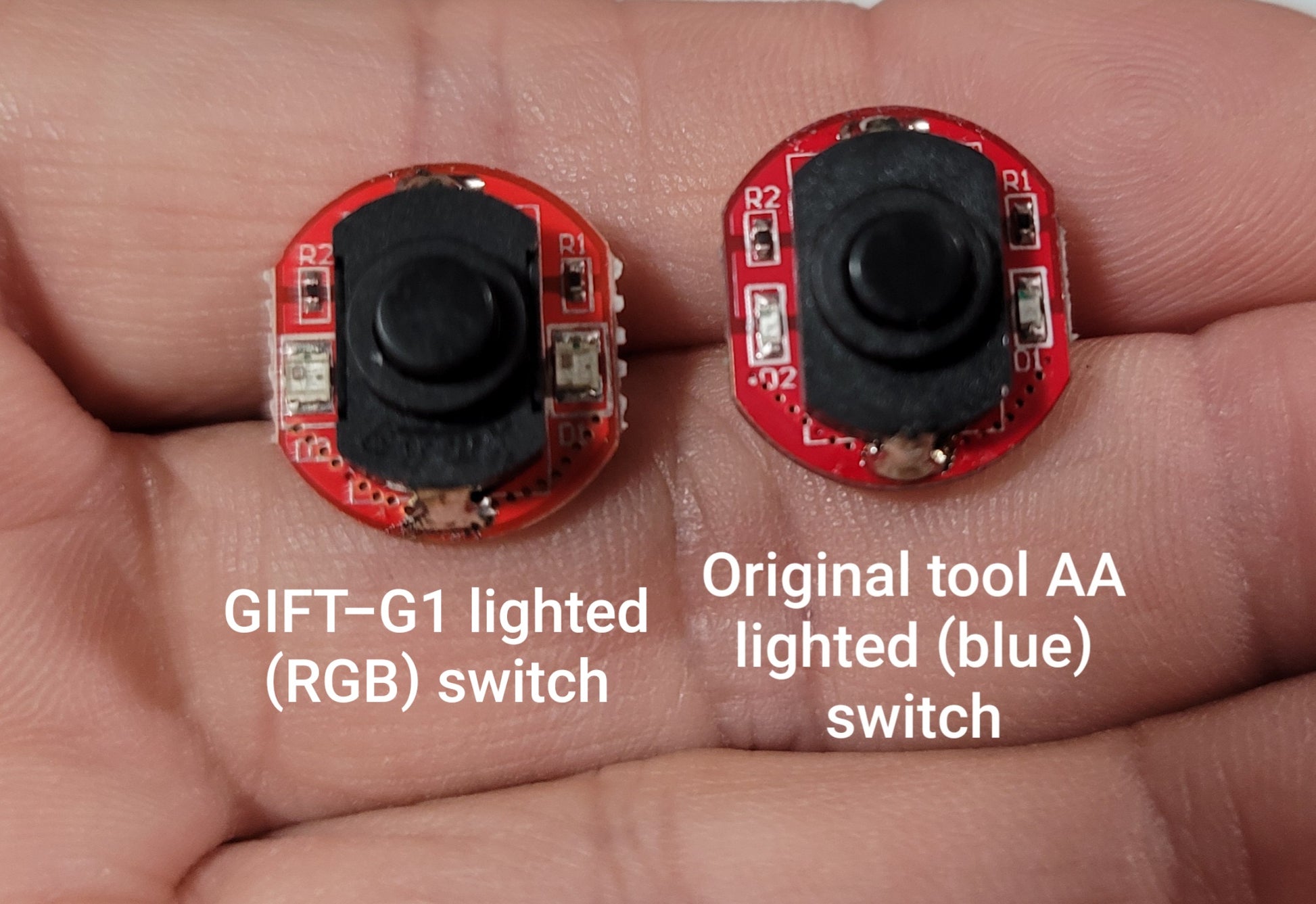 Lumintop Tool AA Replacement RGB Lighted Switch