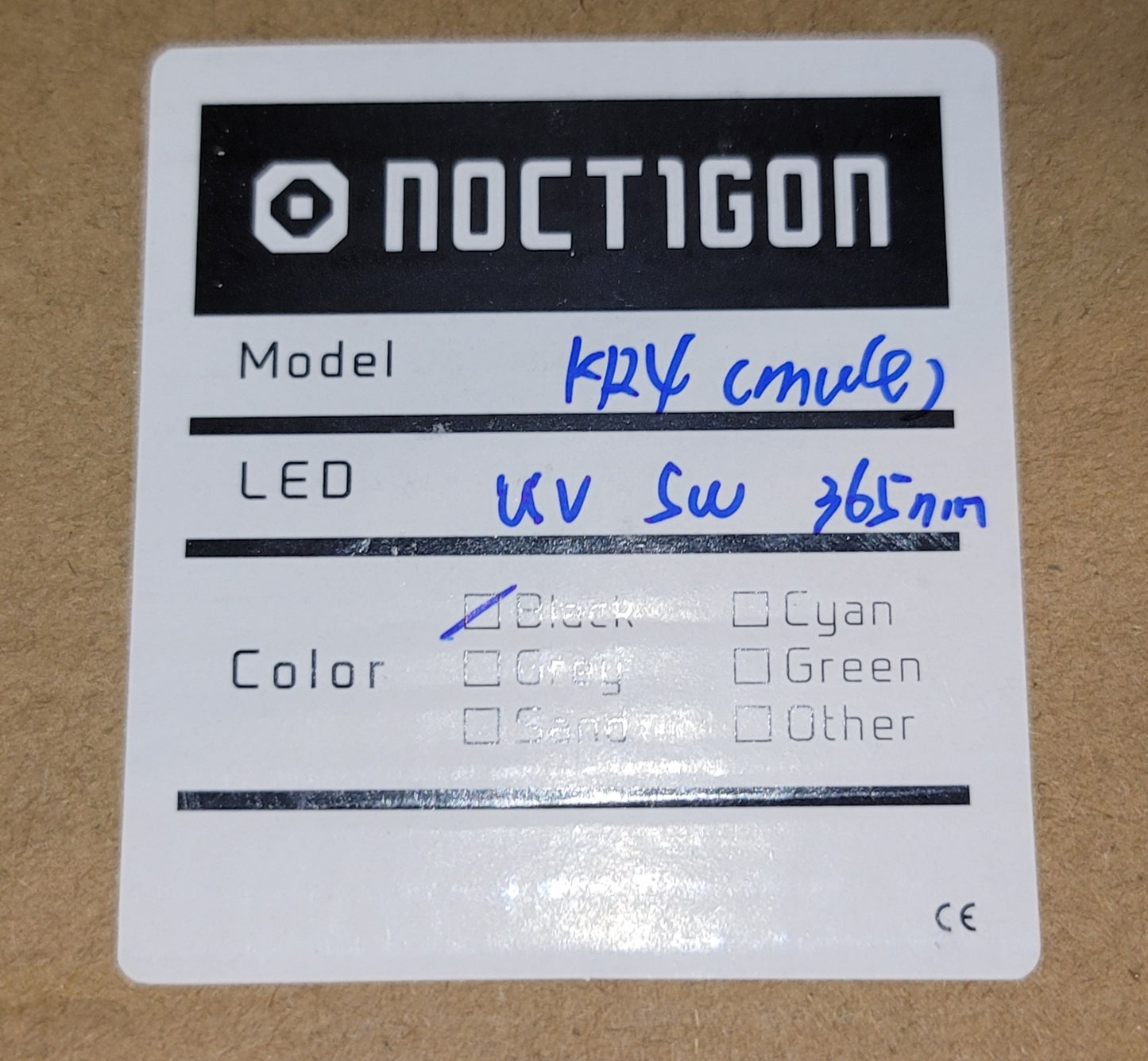 NOCTIGON KR4 8 X MULE 365NM UV LED FLASHLIGHT