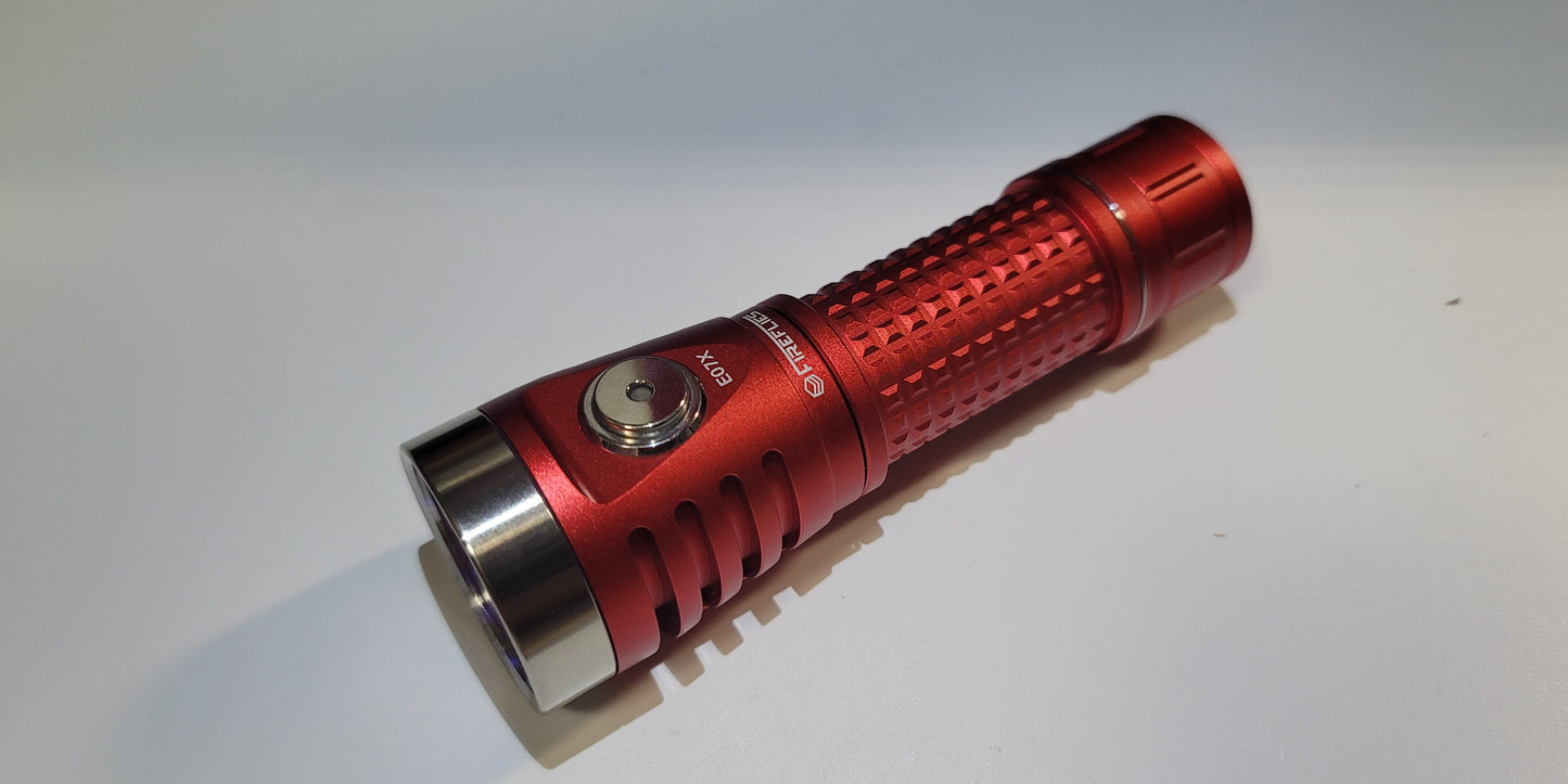 FF-LIGHT FIREFLIES E07X PRO 7000 LUMENS LED FLASHLIGHT RED