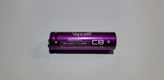 Vapcell C8 14500 800mAh 2A Li-ion Rechargeable Battery